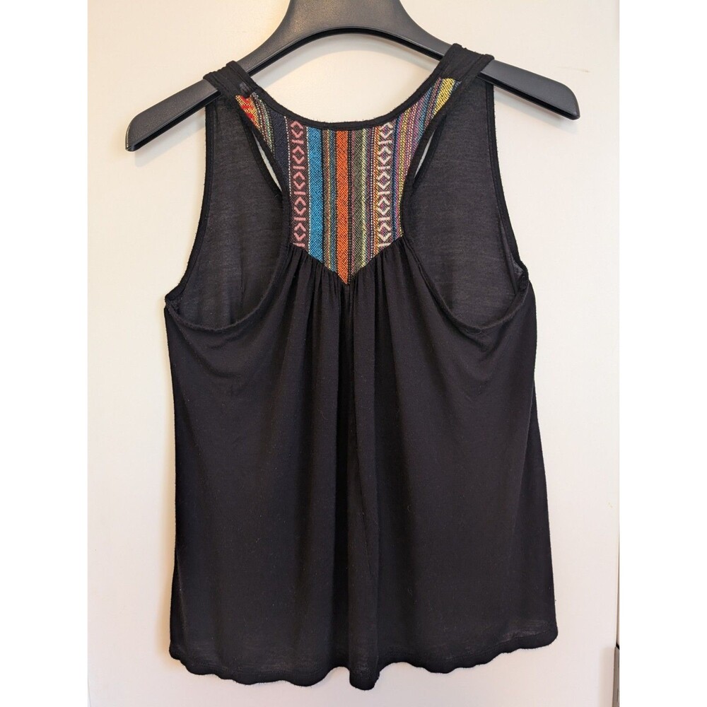 Blu Planet Aztec Woven Pocket Tank Top Rodeo Western Boho Festival Beach Medium - Picture 3 of 6